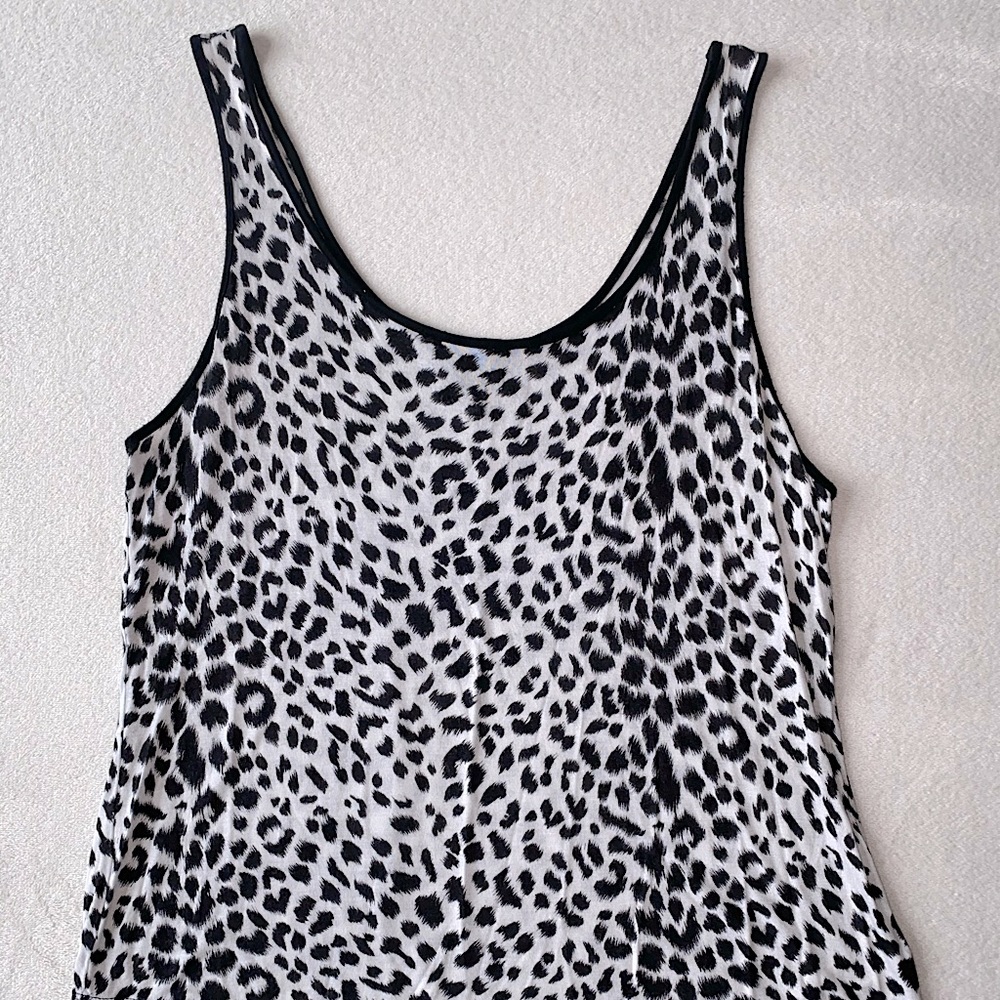 Leopard print tank top